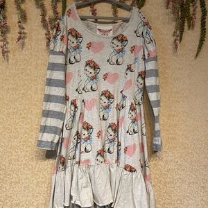 EUC- Paperwings kitten knit high low dress